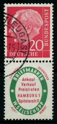 BRD Zusammendruck Nr S29 gestempelt SENKR PAAR X732DB2