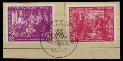 DDR 1950 Nr 248-249 gestempelt Briefstück X735A42