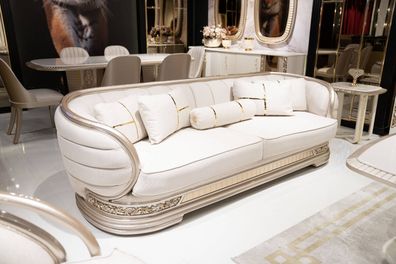 Modernes beiges Stoffsofa für Wohnzimmer