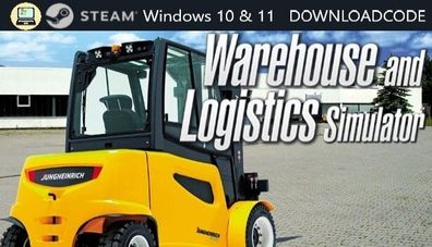 NEU PC Computer Spiel Warehouse and Logistics Simulator für Windows STEAM Code