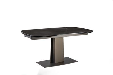 Moderner Schwarzer Esstisch Esszimmer Holz Tisch Ausziehbarer Edler Tisch