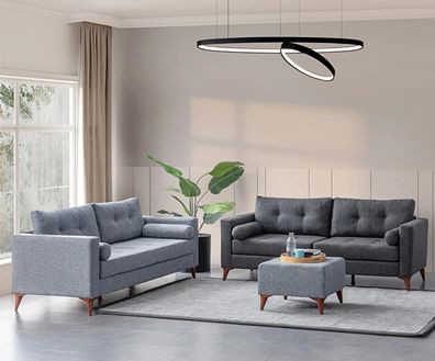 Moderne, vielseitige Sofagarnitur in stilvollem Design