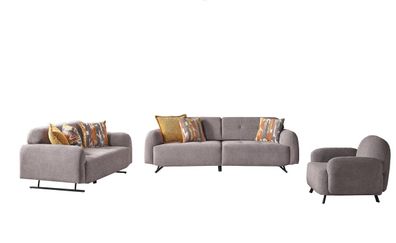 Sofa-Set Wohnzimmergarnitur Sitzgarnitur Polstergarnitur Couch Wohnlandschaft