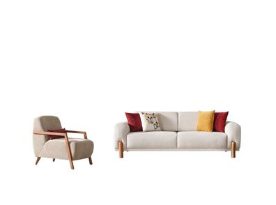 Sofa-Set Wohnzimmergarnitur Sitzgarnitur Polstergarnitur Couch Wohnlandschaft