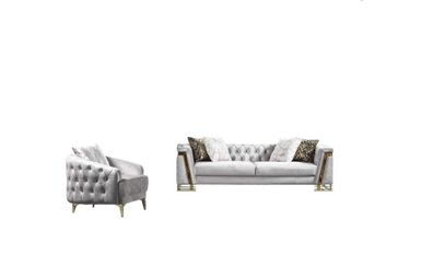 Sitzgarnitur Wohnlandschaft Sofa-Set Wohnzimmergarnitur Polstergarnitur Couch