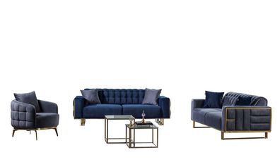 Sofa Couchgarnitur Sitzgruppe Sessel Polsterkombination Garnitur Wohnzimmer