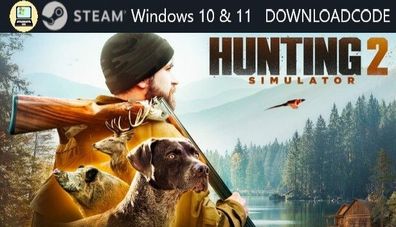 NEU PC Computer Spiel Hunting Simulator 2 für Windows 10 11 STEAM Download Code
