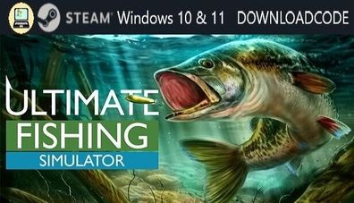 NEU PC Computer Spiel Ultimate Fishing Simulator für Windows 10 11 STEAM Code