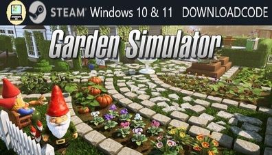 NEU PC Computer Spiel Garten Simulator für Windows 10 11 STEAM Download Code Key