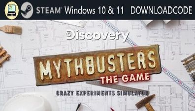 Computer Spiel MythBusters The Game Crazy Experiments Simulator Key für STEAM