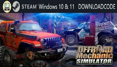 NEU PC Computer Spiel Offroad Mechanic Simulator für Windows 10 11 STEAM Code