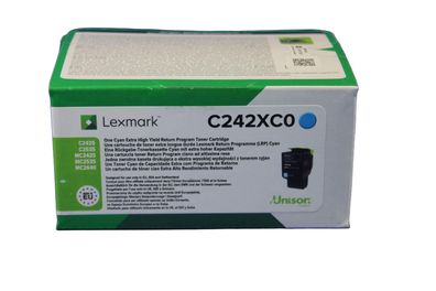 Lexmark C242XC0 Toner Cyan -A