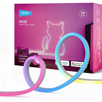 Neewer LED-Band NS02 formbarer LED-Streifen mit App-Steuerung 5m