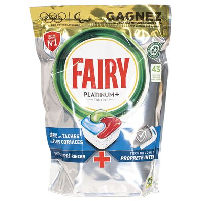 Fairy Platinum PLUS All in One Geschirrspültabs 43 Tabs