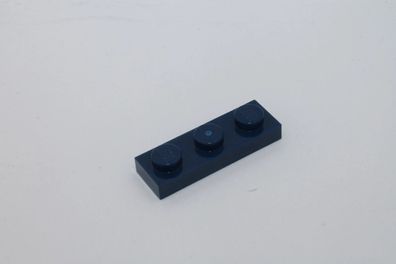 Lego Platte 1x3 plate 3623 dunkel blau
