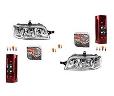 Scheinwerfer Heck Set L R + Osram Night Breaker Laser passend für Fiat Ducato 244