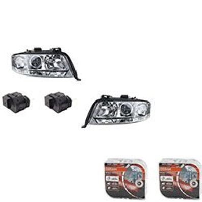 Scheinwerfer + Osram Night Breaker Laser passend für Audi A6 4B 01-05 + Set L R