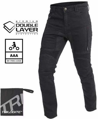 Trilobite Motorrad Jeanshose Parado Doublelayer AAAA Slim Fit Tr1156
