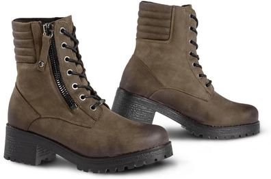 Falco Damen Motorrad Stiefel Misty 2 Army Fa60662