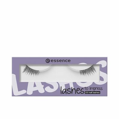 essence Künstliche Wimpern To Impress 03 Half Lashes (1 Paar), 2 St
