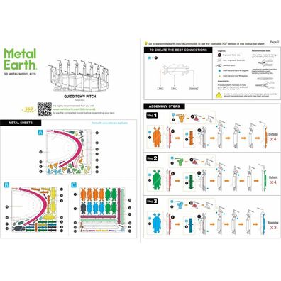 METAL EARTH 3D-Puzzle Harry Potter: Der Spielplatz