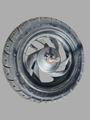 Original Peugeot Zenith 50 Vorderrad 90/90-10 2,5x10 Felge für Trommelbremse vor