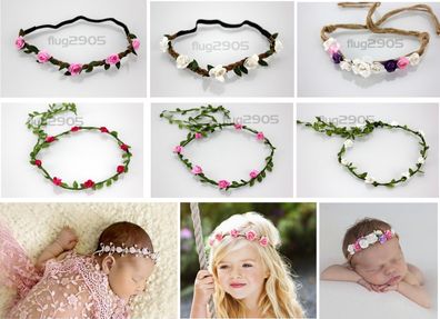 Haarschmuck Haarband Blumen Sommer Kopfschmuck Party Fotoshooting Girlande