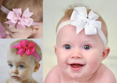 Haarschmuck Haarband * Schleife * Stirnband Baby Kopfschmuck Fotoshooting