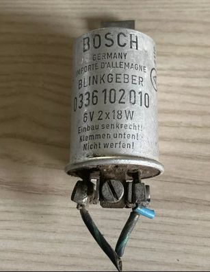 Bosch 0336102010 Blinkgeber 2x18 W Oldtimer Audi NSU, ord Taunus, W Käfer, olvo