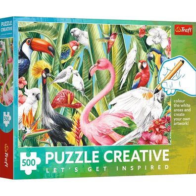 Puzzle - 500 - Paradiesvögel - Trefl 37564