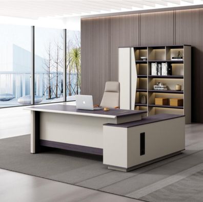 Eckschreibtisch Arbeits Schreib Büro Tisch Luxus Klasse Designer Möbel Tische