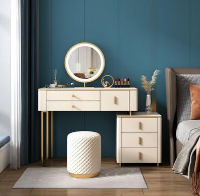 Design Luxus Tisch Konsolen Tische Holz Design Modern Schminktisch