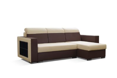 Sofa Designer Sofas Eckgarnitur Bettfunktion Bettkasten Schlafsofa Ecksofa Couch