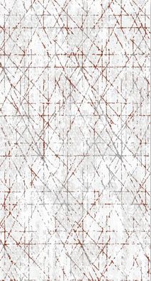 Designer Beige Teppich mit Braunen Grauen Linien Kurzflor Wohnzimmer Teppiche