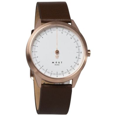 Mast Milano - A24-RG404M. WH.14I - Armbanduhr - Einzeigeruhr - Unisex - Quarz