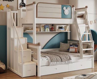 Etagenbett Stockbett Hochbett Doppelstockbett Holzbett Kinderbett