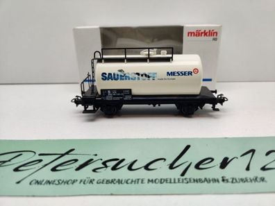 Märklin H0 AC 4440 Kesselwagen "Sauerstoff" "Messer" / DB / ErsatzVP weiß
