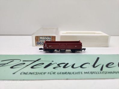 Märklin Z DC 8622 offener Güterwagen E 037 (Omm 52) / DB / OVP