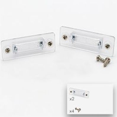 2x Kennzeichenleuchte Nummernschild Set passend für VW Golf 1K Links & Rechts