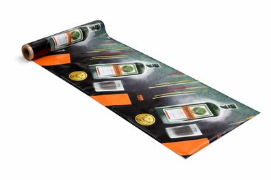 Jägermeister Dekofolie Rolle ca. 20–25 m – Original POS Werbefolie – 88 x 20 cm