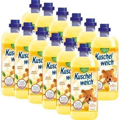 Kuschelweich Duftweichspüler Wilde Vanille 12x1L