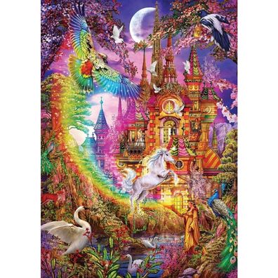 ART PUZZLE Puzzle Regenbogenschloss 500 Teile