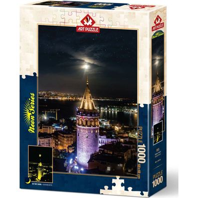 ART PUZZLE Leuchtpuzzle Galata-Turm 1000 Teile