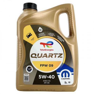 Total Quartz Mopar FPW09 5W-40 5 Liter