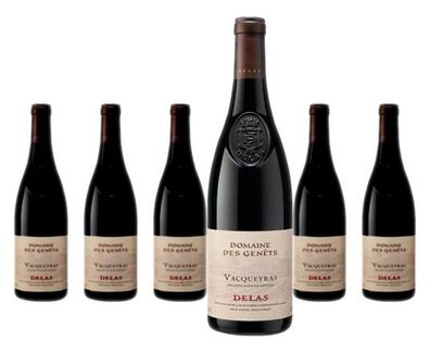 6 x Domaine des Genêts Delas Vacqueyras – 2023