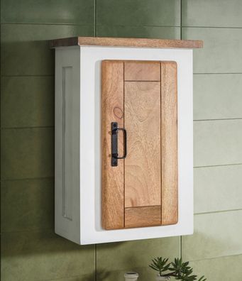 Badoberschrank 42x60cm 'Slyder' Mango weiß & natur