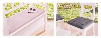 Gartenmöbel-Auflagen Bankauflage Sitzkissen Stuhlkissen Hockerauflage Kissen