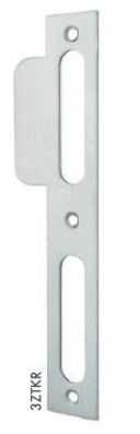 Bever Lappenschließblech 3 ZT 24 x 170 mm kantig silber rechts