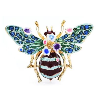 Bienen Brosche, Tier Schmuck, multicolore Bienen Brosche, Tier Brosche (B270226)