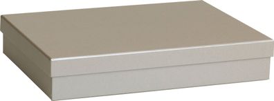 Geschenkkarton Uni silber 2551 7821 93 33x24x6cm